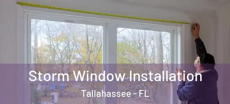  Storm Window Installation Tallahassee - FL